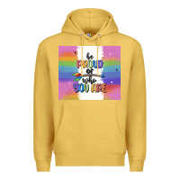 Antique Gold be proud of who you are Premium Hoodie - MaliasSmallBusiness