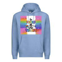 Colony Blue be proud of who you are Premium Hoodie - MaliasSmallBusiness