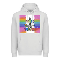 Dove Grey be proud of who you are Premium Hoodie - MaliasSmallBusiness