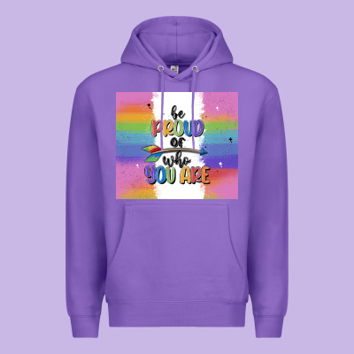 Be Proud Of Who You Are Premium Hoodie Designed By Maliassmallbusiness
