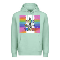 Seafoam be proud of who you are Premium Hoodie - MaliasSmallBusiness