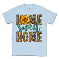 Dusty Blue home sweet home Classic Tee - Zillion Design Studio