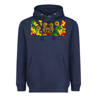 Navy celebrate juneteenth libbey glass Heavyweight Hoodie - HRA Design Shop