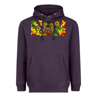 Plum celebrate juneteenth libbey glass Heavyweight Hoodie - HRA Design Shop