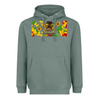 Sage celebrate juneteenth libbey glass Heavyweight Hoodie - HRA Design Shop