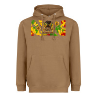 Toasted Coconut celebrate juneteenth libbey glass Heavyweight Hoodie - HRA Design Shop