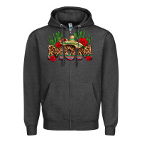 Charcoal Heather mexican mom Zipper Hoodie - texasbilliewilder