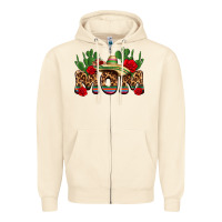 Sandshell mexican mom Zipper Hoodie - texasbilliewilder