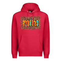 Cardinal Leopard Sunflower Mimi Premium Hoodie - RanaPortraitStore
