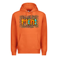 Carrot Leopard Sunflower Mimi Premium Hoodie - RanaPortraitStore
