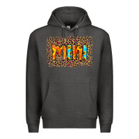 Charcoal Heather Leopard Sunflower Mimi Premium Hoodie - RanaPortraitStore