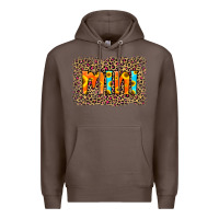 Coffee Leopard Sunflower Mimi Premium Hoodie - RanaPortraitStore