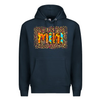 Navy Leopard Sunflower Mimi Premium Hoodie - RanaPortraitStore