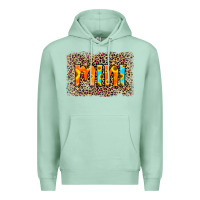 Seafoam Leopard Sunflower Mimi Premium Hoodie - RanaPortraitStore