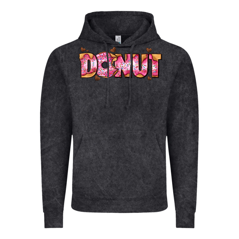 Donut With Donut And Hearts Vintage Hoodie by AdoDesignShop | Teevron