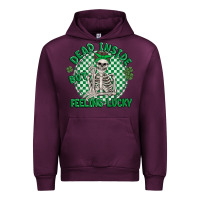 Mauve Wine dead inside but feeling lucky Urban Hoodie - MaliasSmallBusiness
