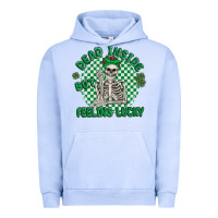 Pigment Grape Ice dead inside but feeling lucky Urban Hoodie - MaliasSmallBusiness