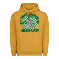 Pigment Peanut Butter dead inside but feeling lucky Urban Hoodie - MaliasSmallBusiness