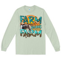 Matcha farm sweet farm with horses Long Sleeve Tee - texasbilliewilder