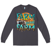 Smoke farm sweet farm with horses Long Sleeve Tee - texasbilliewilder