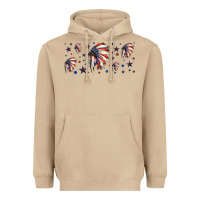 Mushroom patriotic native American headdress 16oz libbey cup Heavyweight Hoodie - HRA Design Shop