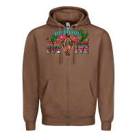 Chestnut mexican mom with cactus Zipper Hoodie - texasbilliewilder