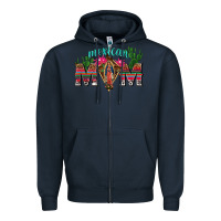 Navy mexican mom with cactus Zipper Hoodie - texasbilliewilder