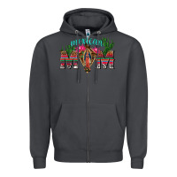 Smoke mexican mom with cactus Zipper Hoodie - texasbilliewilder