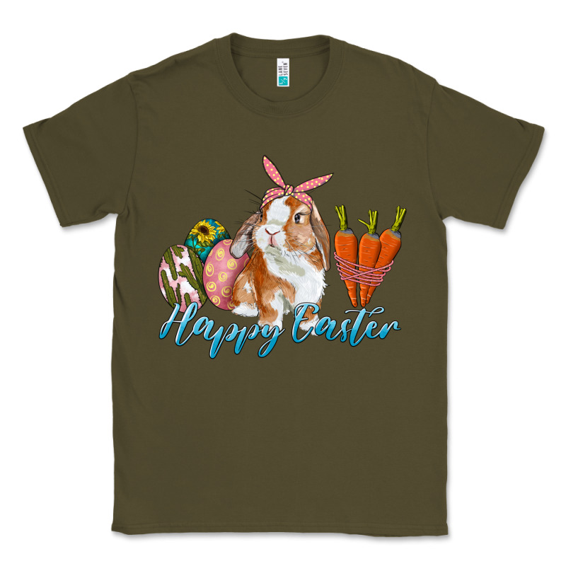 Happy Easter Bunny Carrots And Eggs Classic Tee by RanaPortraitStore | Teevron