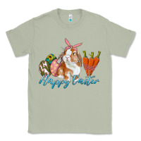 Matcha happy easter bunny carrots and eggs Classic Tee - RanaPortraitStore