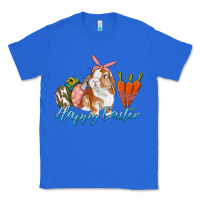 True Royal happy easter bunny carrots and eggs Classic Tee - RanaPortraitStore