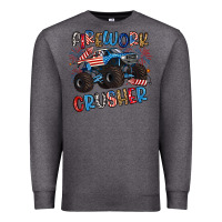Charcoal Heather firework crusher Premium Sweatshirt - Artiststas