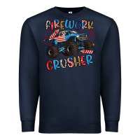 Navy firework crusher Premium Sweatshirt - Artiststas