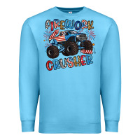 Ocean Blue firework crusher Premium Sweatshirt - Artiststas