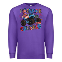 Purple firework crusher Premium Sweatshirt - Artiststas