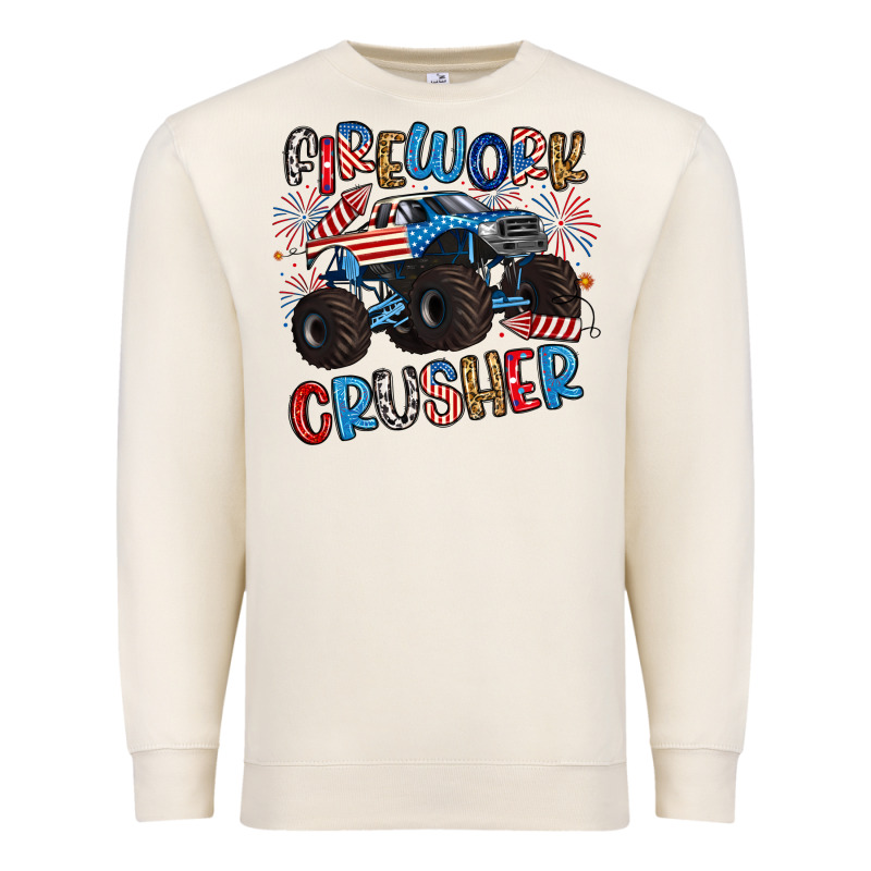 Firework Crusher Premium Sweatshirt by Artiststas | Teevron