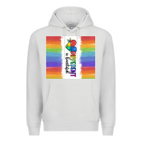 Dove Grey different is beautiful Premium Hoodie - MaliasSmallBusiness