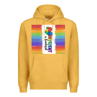 Mustard different is beautiful Premium Hoodie - MaliasSmallBusiness