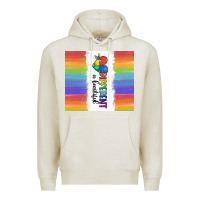 Oatmeal Heather different is beautiful Premium Hoodie - MaliasSmallBusiness