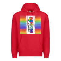 Red different is beautiful Premium Hoodie - MaliasSmallBusiness