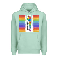 Seafoam different is beautiful Premium Hoodie - MaliasSmallBusiness