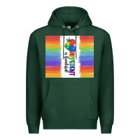 Sports Green different is beautiful Premium Hoodie - MaliasSmallBusiness