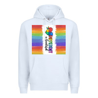 White different is beautiful Premium Hoodie - MaliasSmallBusiness