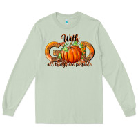Matcha With God All Thing Are Possible Long Sleeve Tee - RanaPortraitStore