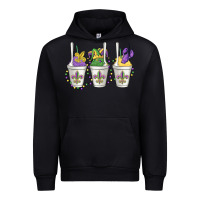 Black mardi gras snowballs Urban Hoodie - MaliasSmallBusiness