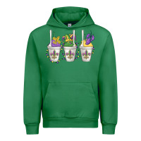 Emerald mardi gras snowballs Urban Hoodie - MaliasSmallBusiness