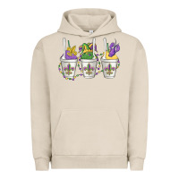 Pigment French Oak mardi gras snowballs Urban Hoodie - MaliasSmallBusiness