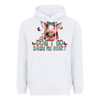 White don't go bacon my heart Heavyweight Hoodie - CowhideDigitalArt