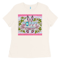 Bone happy easter bunny Ladies Tee - BarkalooDesign