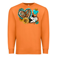 Carrot western leopard pride  hearts Premium Sweatshirt - AdoDesignShop